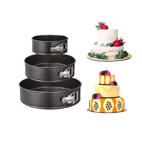 03 PCS SET ROUND CAKE MOULD