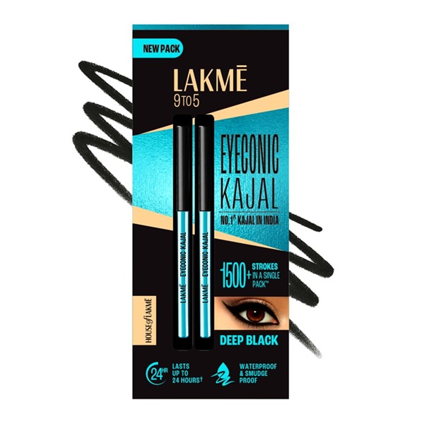 LAKME 9 TO 5 EYECONIC KAJAL