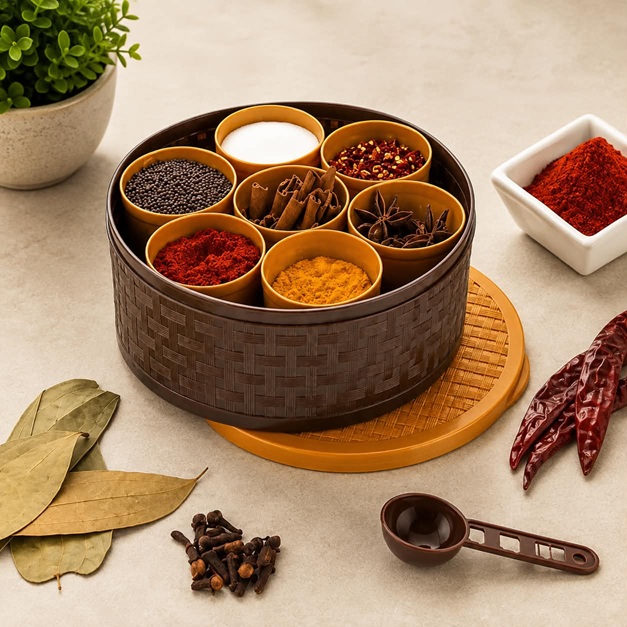 7 COMPARTMENTS MASALA BOX